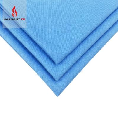 China Flame Retardant UL Certificated 240gsm Flame Retardant Interlock 100 Cotton Fabric for sale