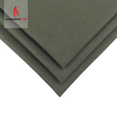 China Flame Retardant 100% Cotton Knitted To Interlock Flame Retardant Fabric For FR Safety Clothing for sale