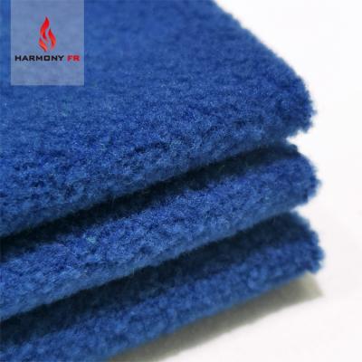 China Fire Resistant 190gsm Modacrylic Cotton Fleece Fabric Flame Retardant for sale