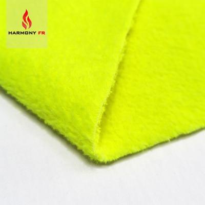 China Flame Retardant Cotton Modacrylic High Visibility Fleece Fabric for sale