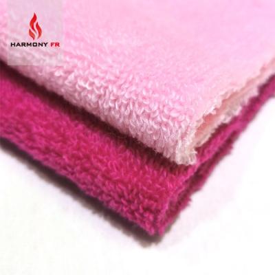 China 100% Custom Cotton Flame Retardant Terry Towel Fabric Flame Retardant for sale