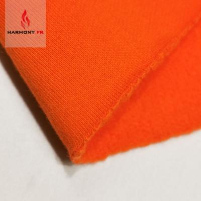 China 380gsm Knitted Anti Static Flame Retardant Anti Static Fleece Fabric For Sweatshirt for sale