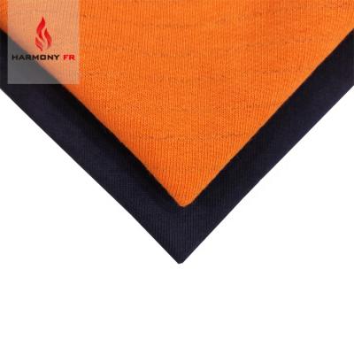 China EN1149-3 Antistatic Cotton Knitted Fleece Antistatic Fire Retardant Workwear Fabric for sale