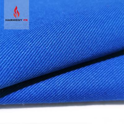 China Flame Retardant Royal Blue 100% Cotton Material Flame Retardant Fabric For Clothing for sale