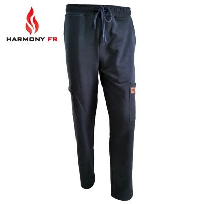 China 100% Cotton FR Knitted Flame Retardant Men's Workwear Trousers for sale