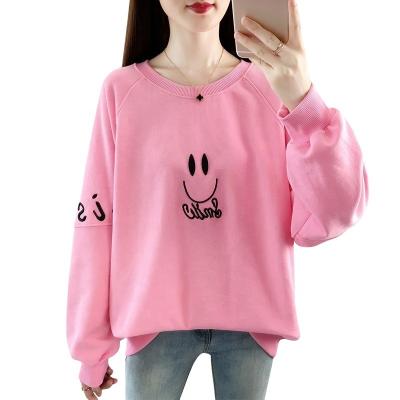 China Anti-wrinkle best sell 51% cotton and 49% polyester made women simple fall and winter fieness hoodies for sale