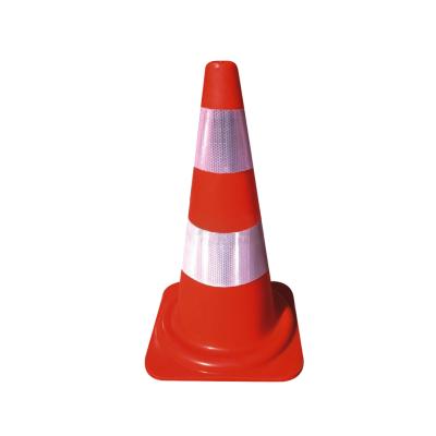 China No-fading 50cm Cone , Ningbo Factory Road Construction Zhejiang Taizhou PVC Traffic Cones for sale