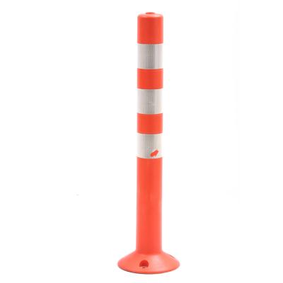 China Ding Wang Plastic Traffic Bollard Flexible Road Divider Global Road Divider,Road Traffic Safety Post Warning Flexible Road Warning Bollards for sale