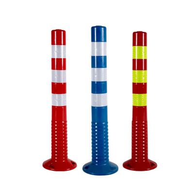 China Aggregate Road Protection Device PU Product Road Safety Road Divider Warning Post for sale