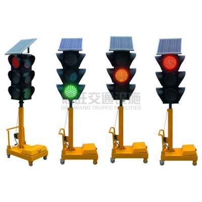 China Dingtian Solar Pedestrian LED Road Signal Light Traffic Lamp DW-BZ22 for sale