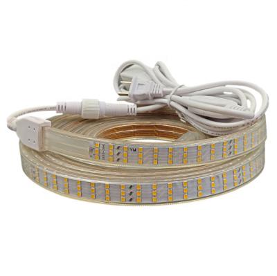 China Buiten Led Flexible Strip Light 110v Smd2835 264leds/M Led Strip Drie rij Led Strip Lampen Te koop