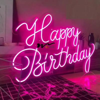 Chine Joyeux anniversaire Lettres à LED Acrylique Lumières décoratives LED 2835SMD Panneau au néon à vendre