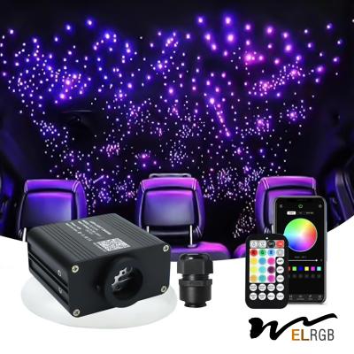 Cina RGBW 16W Fibra ottica soffitto luci Star Kit Twinkle 12v Auto tetto luce stellare in vendita