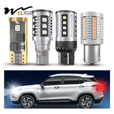 Cina Lampade ad alta luminosità Led Canbus P21w Ba15s 1156 1157 7440 7443 T15 W5W T10 T20 Luci di segnale di svolta auto in vendita