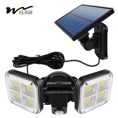 China 2.5W 122PCS LED Luzes a energia solar Sensor de movimento Lâmpada solar à venda