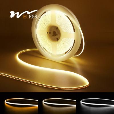 China USB 5V CCT Tunable Flexible COB LED Strip 2700K-6500K Fcob Led Strip for sale