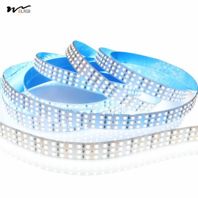 China 16.4ft LED Lámparas de banda 12V 1800 LEDs Triple fila de luz del día Blanco 6000K Año atenuable 3 años en venta