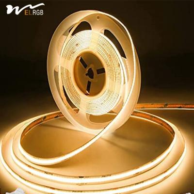 China Smart White COB Led Strip Light with App and Remote 227g IP20 3000K Bright Warm White en venta