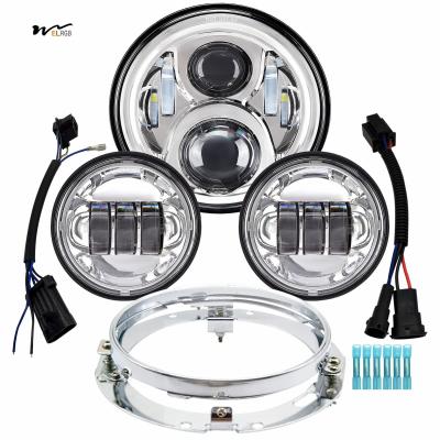 China Universal Motorcycle Projection Light Kit Waterdicht Ghost Shadow Lights Rood Pakket van paar Te koop