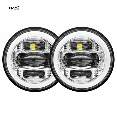 Chine Lumières passantes à LED pour moto Lampes de brouillard DRL Kit DOT blanc pour 4,5 pouces avant gauche à vendre