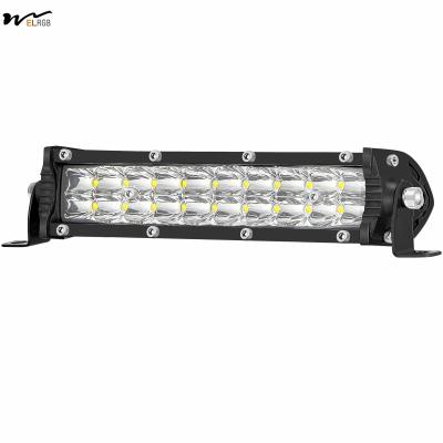 中国 7 Inch Slim LED Light Bar for Truck 60W 6000lm Waterproof Lightbar Working Time hours 50000 販売のため