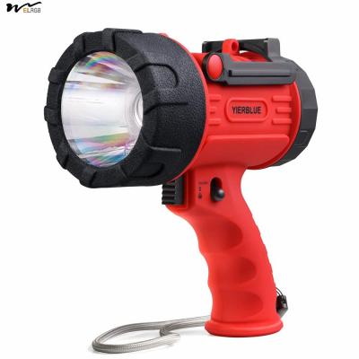 中国 Rechargeable Spotlight with Foldable Stand and Detachable Red Lens 50000 Hours Working Time 販売のため