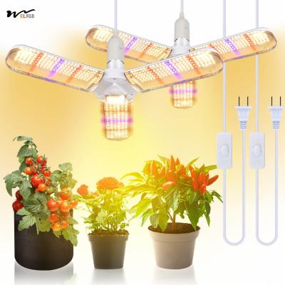 China Plantas de interior 150W Pleno espectro solar LED de crecimiento de luz bombilla plegable lámpara de crecimiento de plantas en venta