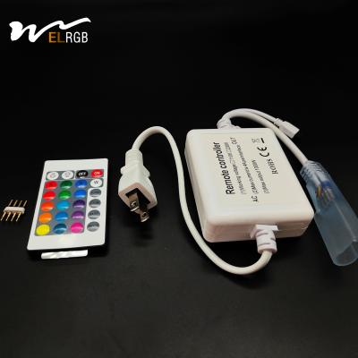 Китай AC110V 220V Напряжение Двухрядный круговой RGB световой ленточный контроллер с основным материалом продается