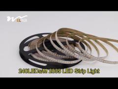 240LEDs 2700K Led Light Strip 2835 24V Warm White Led Strip Dimmable