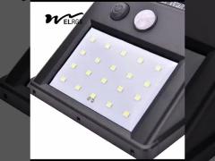 300lm PIR Solar Powered Motion Lights 6500k Pir Exterior Wall Lights