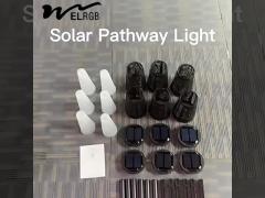 Solar Garden Walkway Lights LED Solar Powered Lights 3500K Warm White