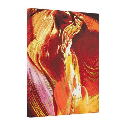 China Hot Selling Painting Art Custom Modern Red Home Abstract Canvas Customization Online Shop Style Wall Bedroom Decoration for sale