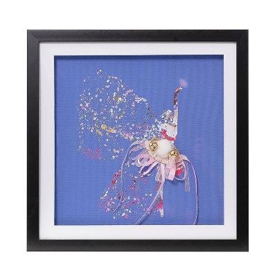 China Customization Ballerina Flat Frame Custom Art Digital Print for Home Decoration Painting for sale