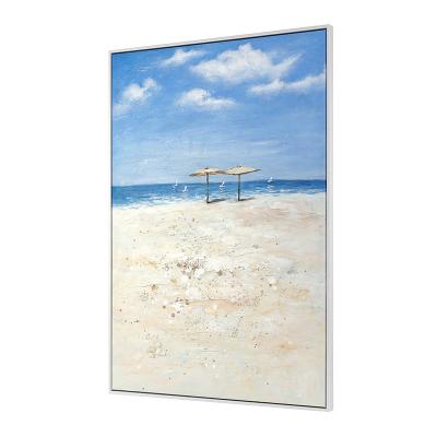 China Custom Hand Painted Wall Art Seascape Paintings Customization Living Room Decoration Beach Paintings Canvas for sale