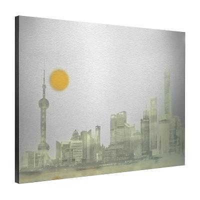 China Shanghai Beautiful Modern Home Decoration Aluminum Metal Wall Art Paintings for sale