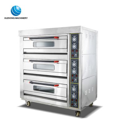 China Bread bakery machine xuzhong hornos a gas or electric power industrial baking oven for bread and cake for sale