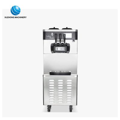 China Stainless Steel Multifunction 3 Flavor Hot Selling Commercial Ice Cream Machines Soft for sale