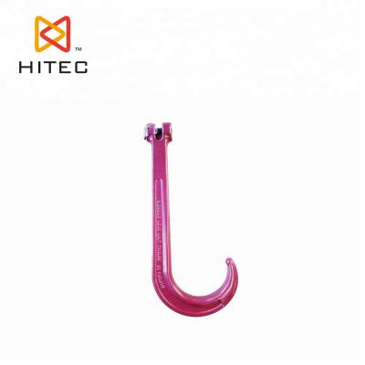 China Heavy Industry G80 Drop Forged Tow Alloy Steel Clevis Large J-Hook With Pin for sale