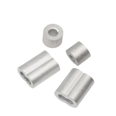 China WIRE ROPE FITTING Aluminum Wire Rope Sleeve Ferrules DIN 3093 for sale