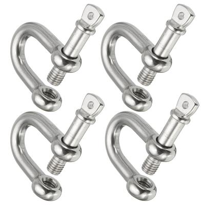 China High Polished AISI304 Heavy Industry Stainless Steel Marine Shape Shackle 4mm for sale