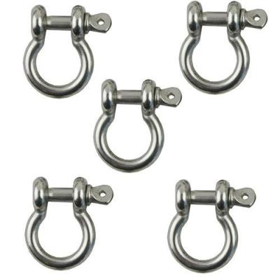 China Heavy Industry High Tension Grille Supplier 316 Stainless Steel European Type Arc Shackle Large for sale