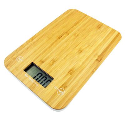 China With Bamboo Scale Tray Electronic Kitchen Scale 5kg for sale