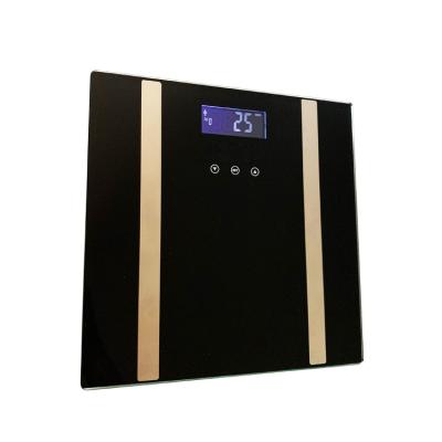 China Tempered Glass Electronic Digital Health Bathroom Body Fat Weighing Body Scale for sale