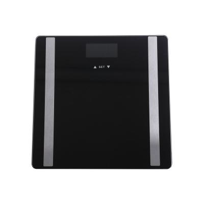 China Tempered Glass+STAINLESS STEEL Multifunctional Hydration Body Fat Analysis Fitness Digital Scale PT-955 for sale