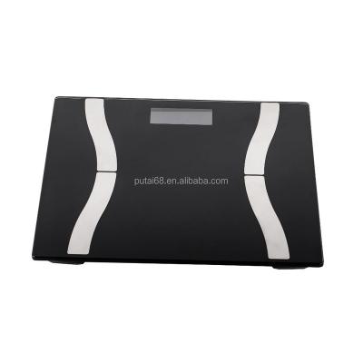 China Tempered Glass+STAINLESS STEEL Multifunction Fitness Fitness Electronic Smart Hydration Scale PT-706 for sale