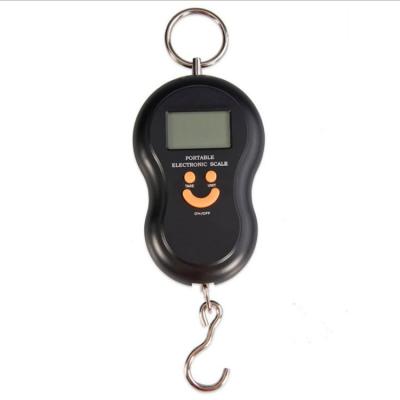 China Squash Shape 50KG Electronic Luggage Travel Digital Hanging Vegetable Scale With Hook for sale