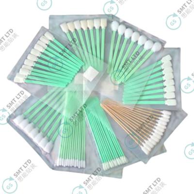 China Clean cotton swab flat head long rod clean precision instrument lens lens polyester fiber wipe rod round head for sale