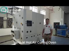 Industrial Vertical Hot Air Curing Oven For PCBA Electronics