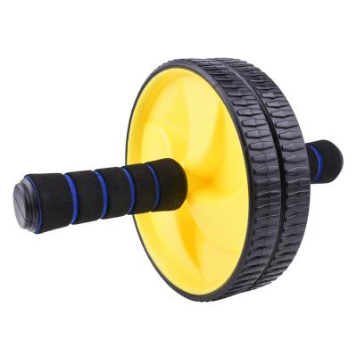 China Health Universal Abdomen Wheel ABS Round Tandem Wheels Abdominal Exercise Household Small Indoor Sports Fitness Equipment for sale