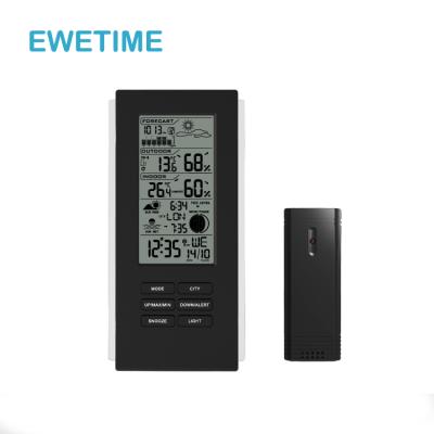 China Household professional rf 433mhz color wireless weather station for sale